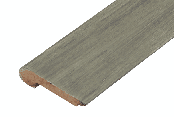 185 cm Ashwood Grey Strand Woven UK19021 Encased Bamboo  Matching Stair Nosings