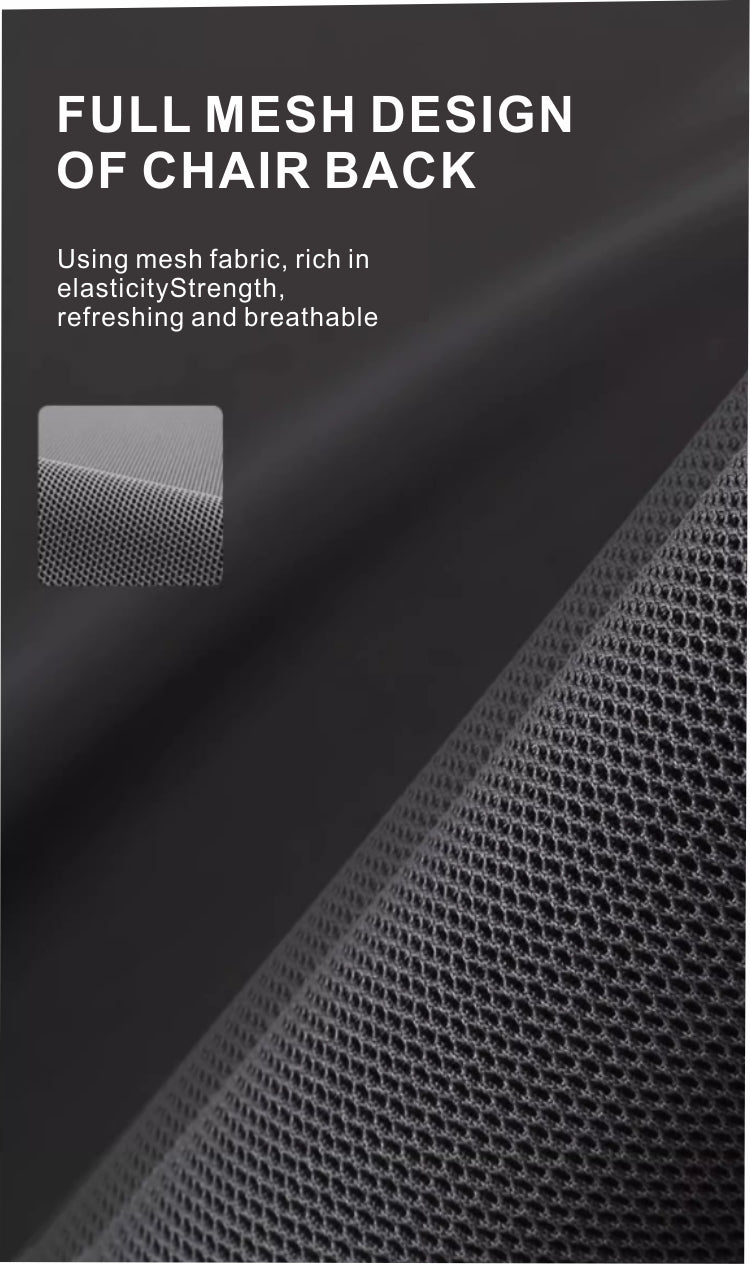 510 Black Mesh Ergonomic Office or Computer Desk Chair with Padded Seat.
