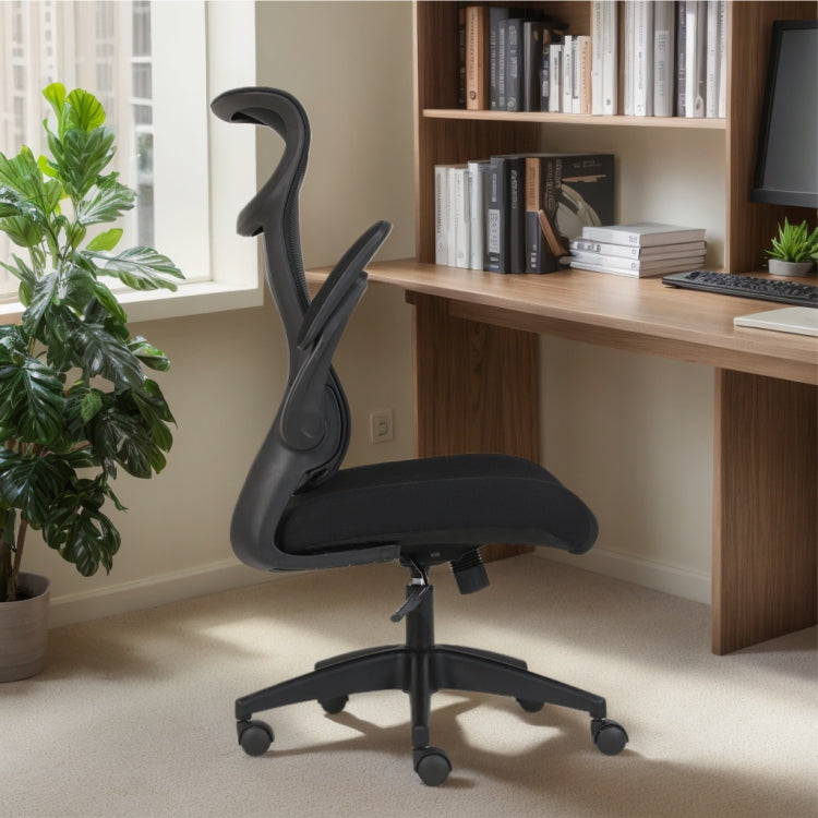 510 Black Mesh Ergonomic Office or Computer Desk Chair with Padded Seat.
