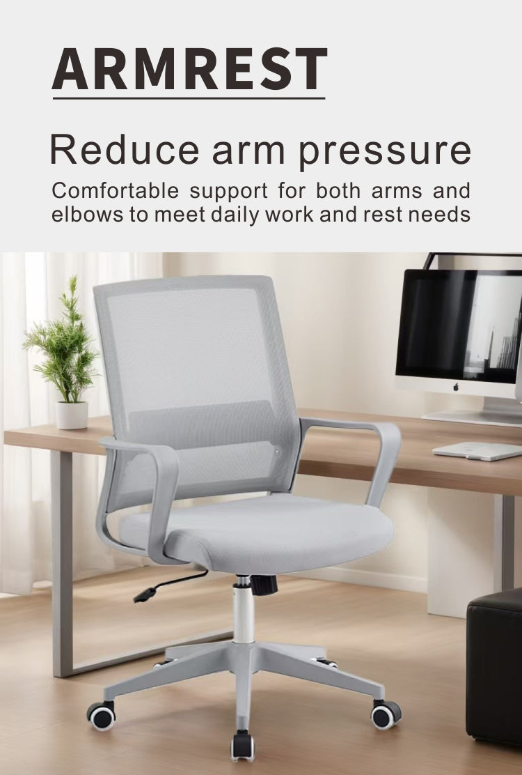 5812 Grey Mesh Ergonomic Office Chair