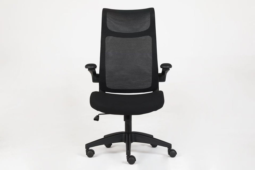 510 Black Mesh Ergonomic Office or Computer Desk Chair with Padded Seat.
