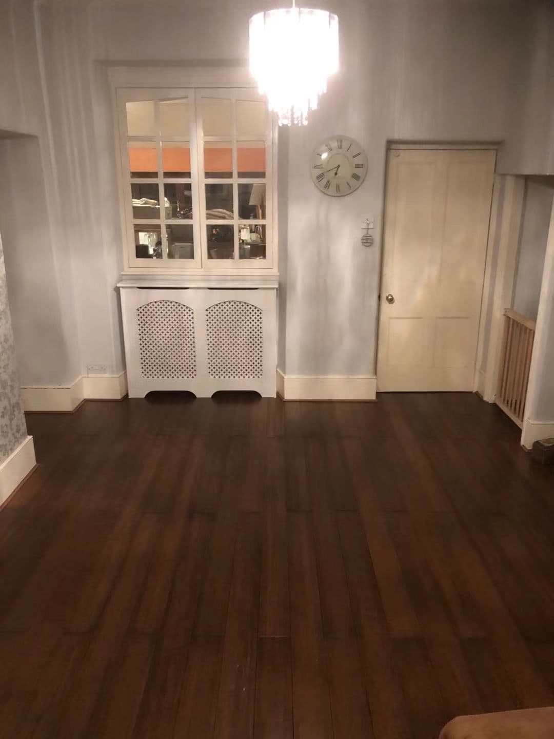 BRANDY WINE STRAND WOVEN SOLID BAMBOO FLOORING UK19017