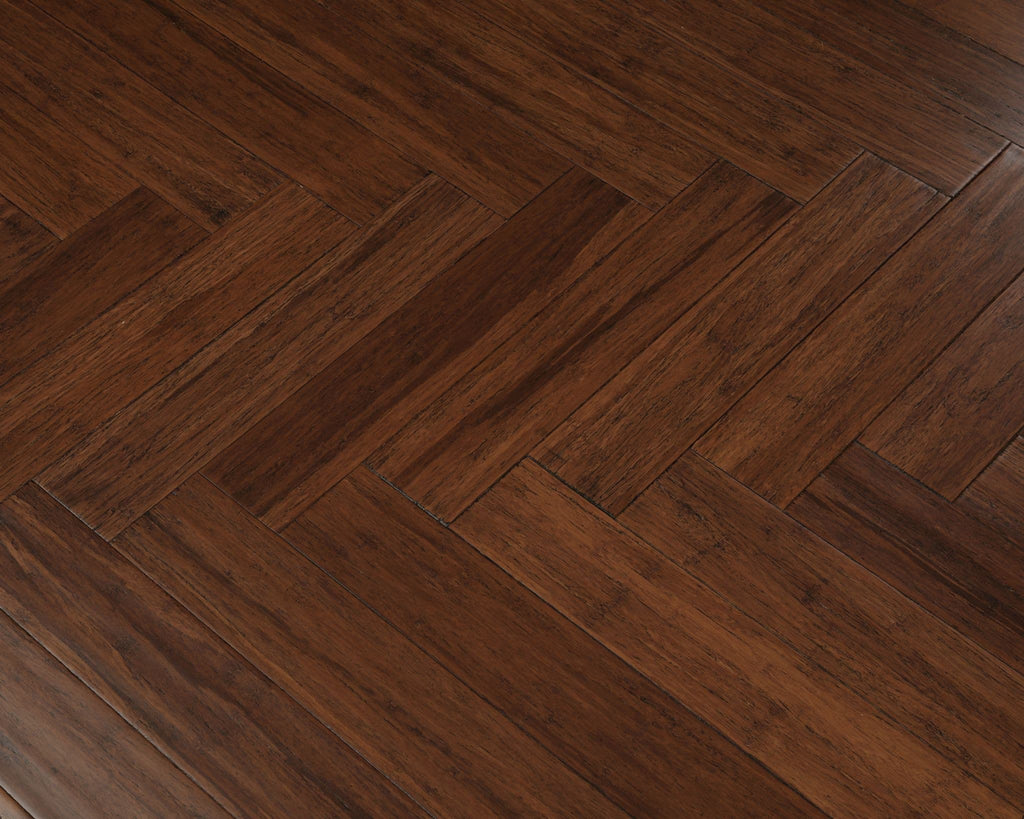 BRANDY WINE TILE  PATTERN  STRAND WOVEN  BAMBOO FLOORING UK19027