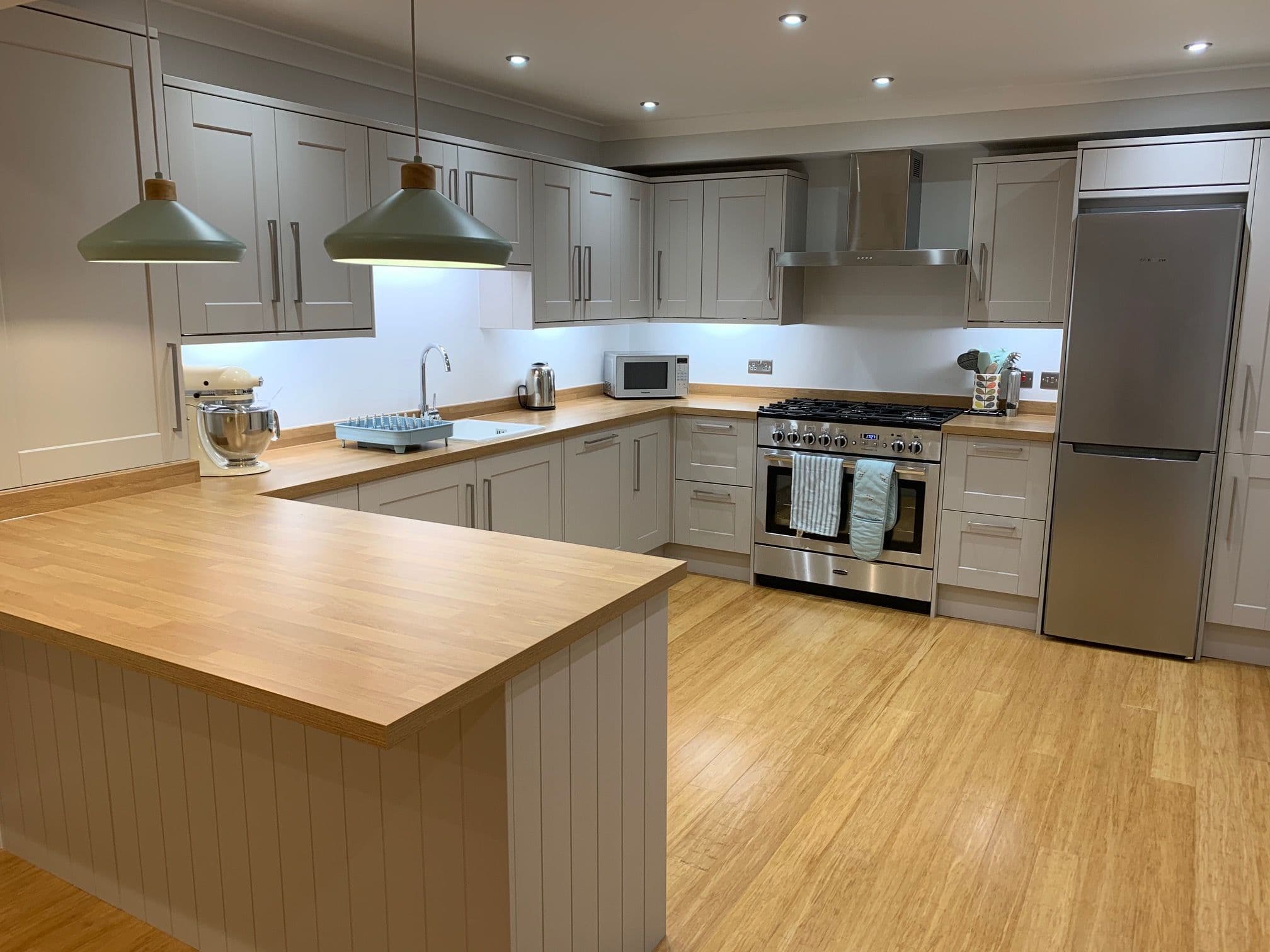 NATURAL STRAND WOVEN SOLID BAMBOO FLOORING UK19018