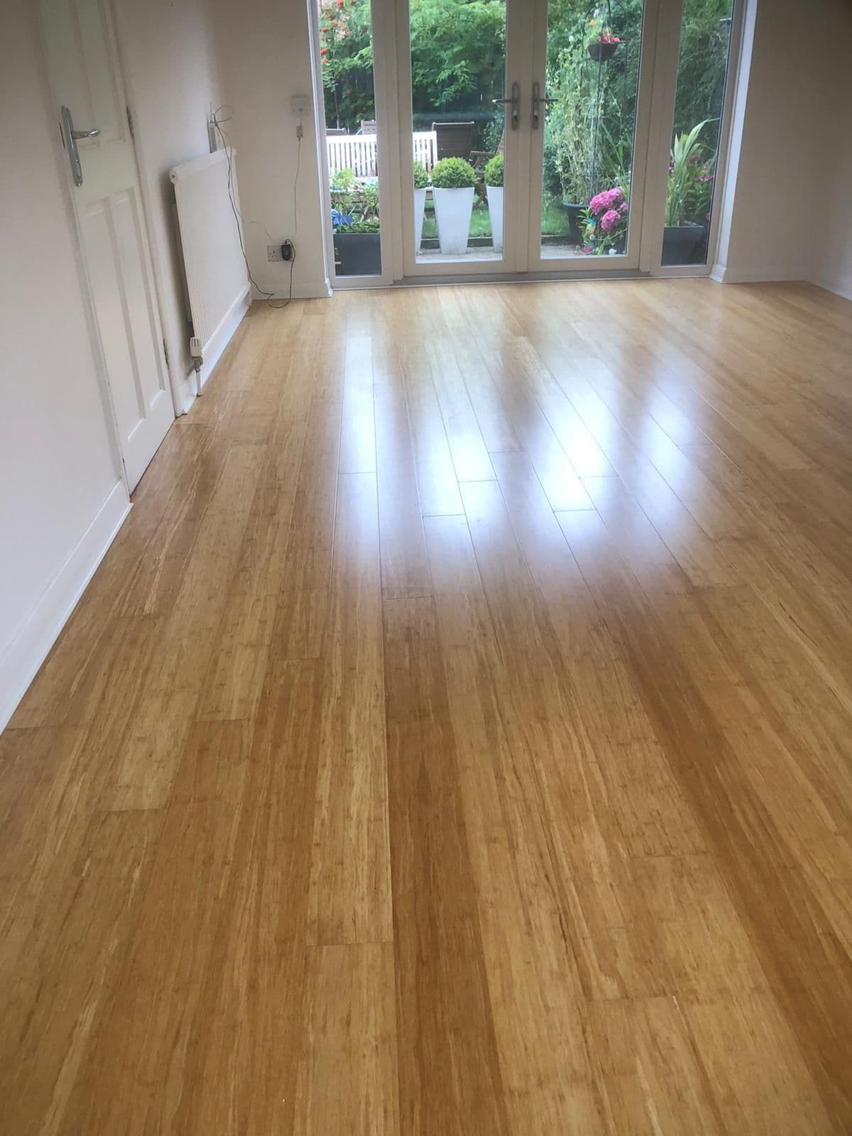 NATURAL STRAND WOVEN SOLID BAMBOO FLOORING UK19018