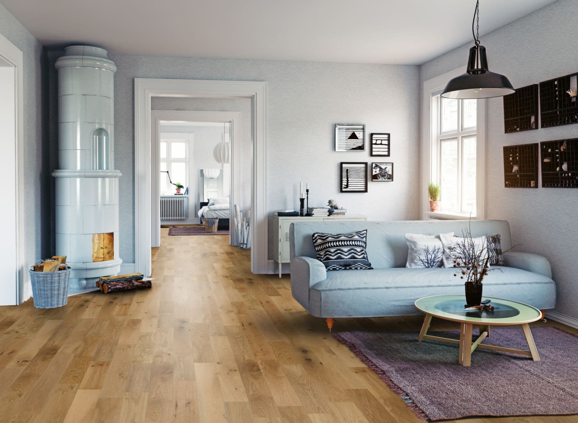 Oak 150 Brushed & Matt Lacquered Strata 14