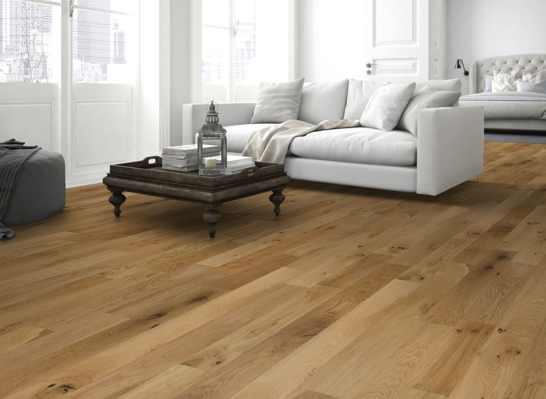 Oak Brushed & Matt Lacquered 150 Strata 14