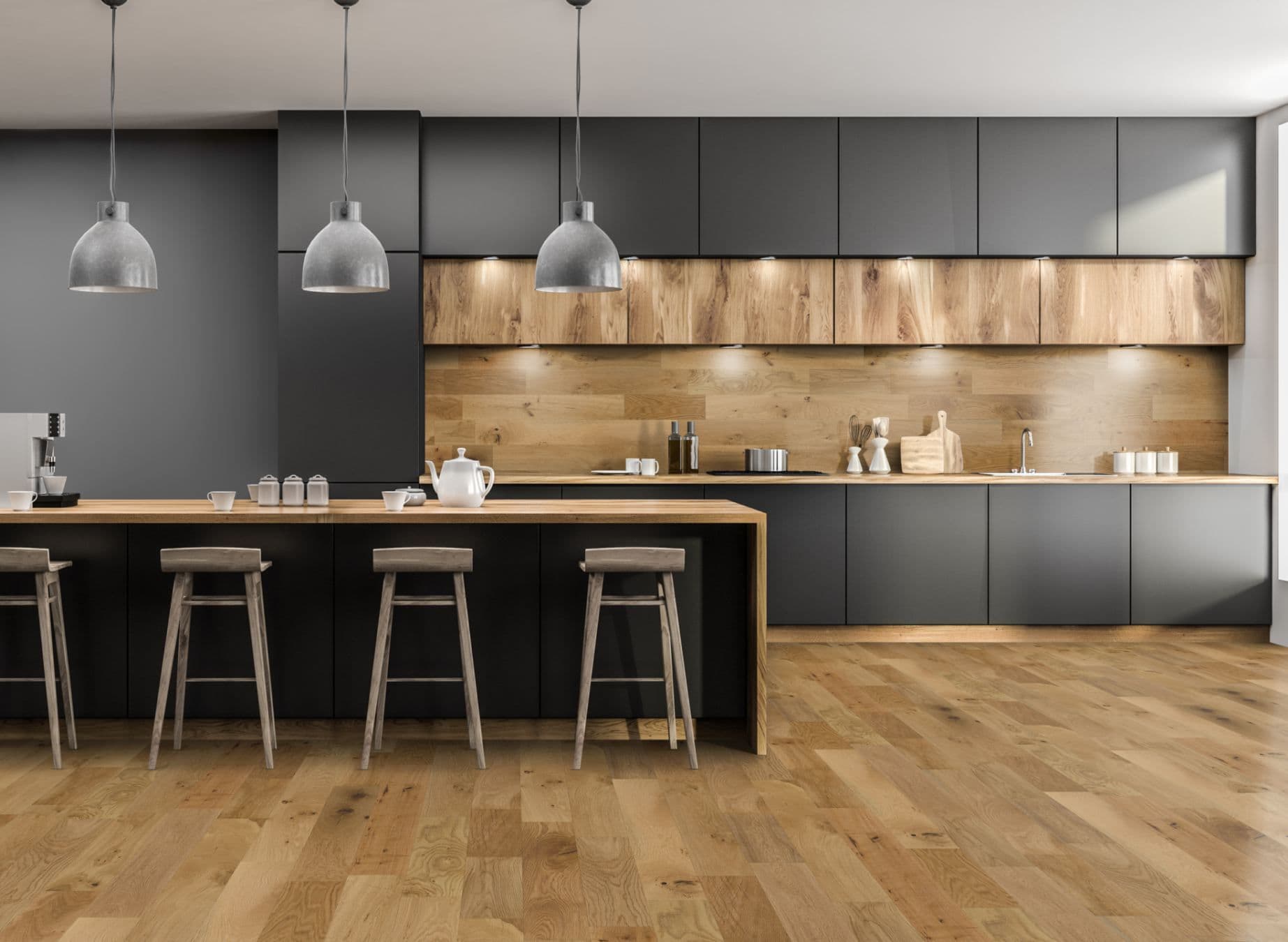 Oak Brushed & Matt Lacquered 150 Strata 14