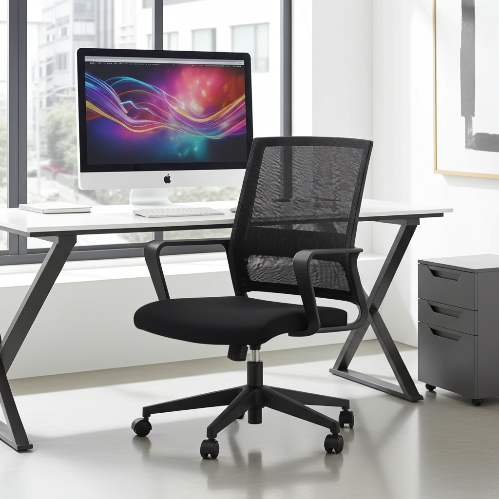 5812 Black Mesh Ergonomic Office Chair