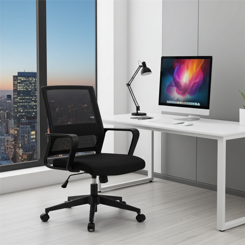 5812 Black Mesh Ergonomic Office Chair