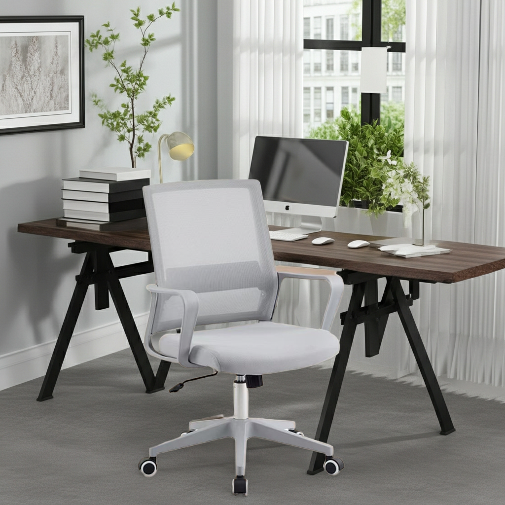 5812 Grey Mesh Ergonomic Office Chair