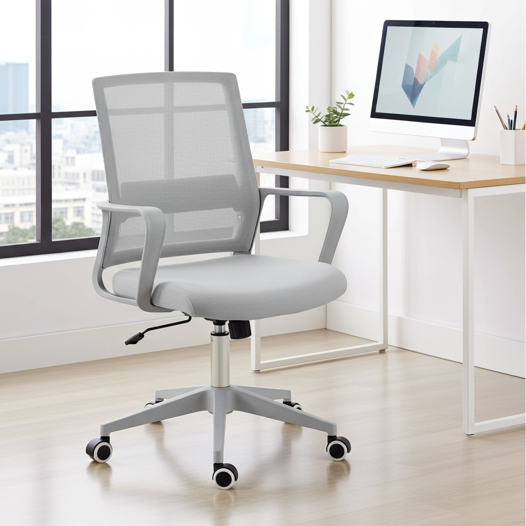 5812 Grey Mesh Ergonomic Office Chair